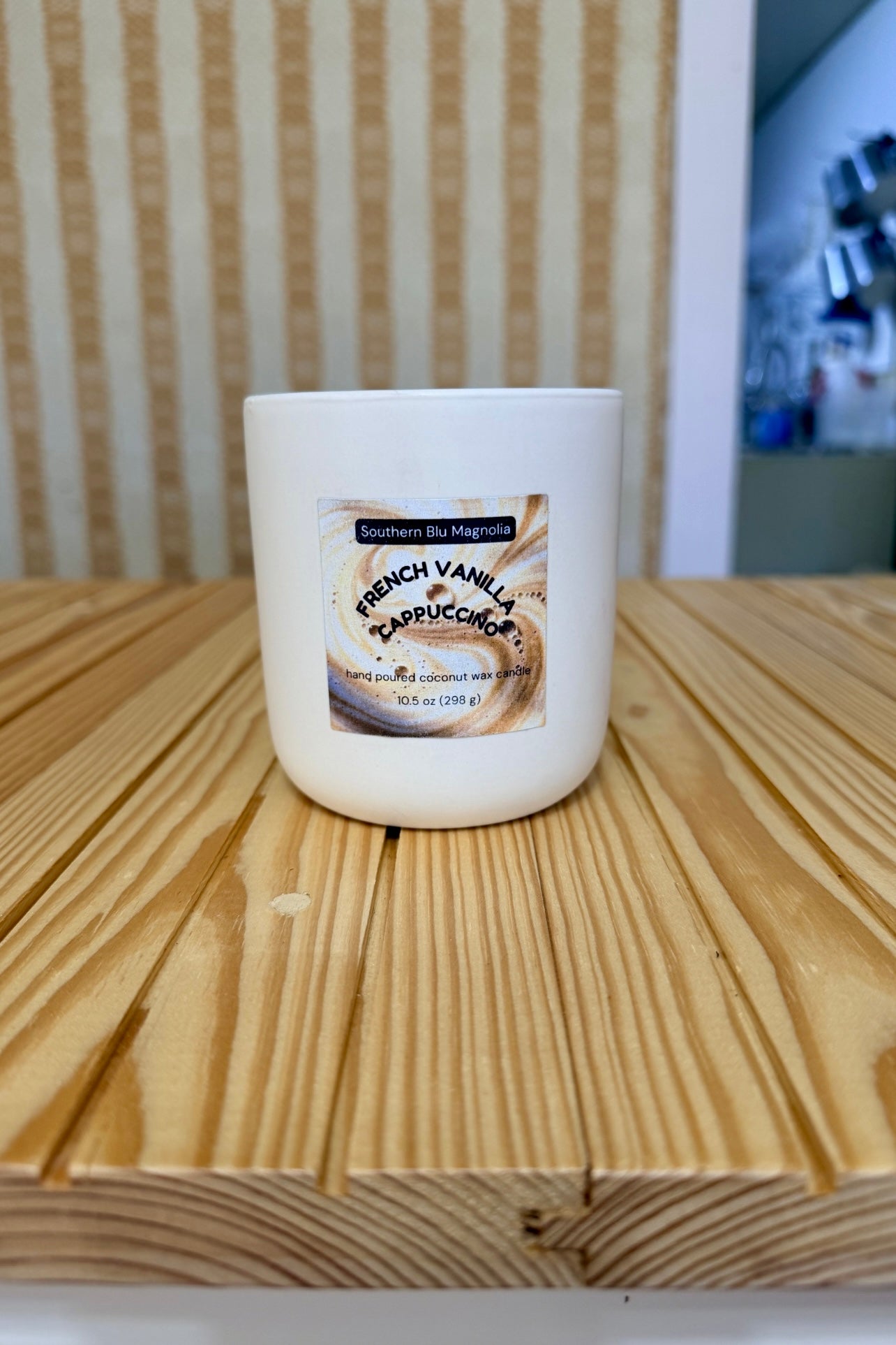 FRENCH VANILLA CAPPUCCINO Coconut Wax Candle