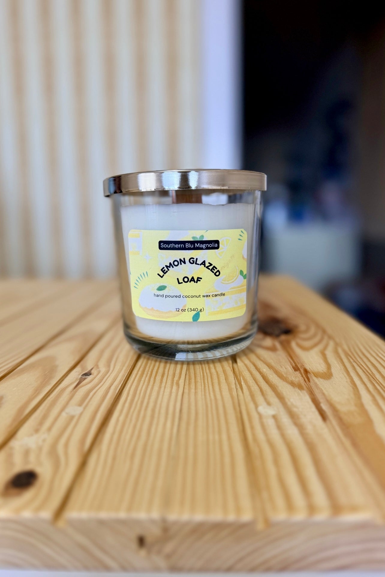 LEMON GLAZED LOAF Coconut Wax Candle