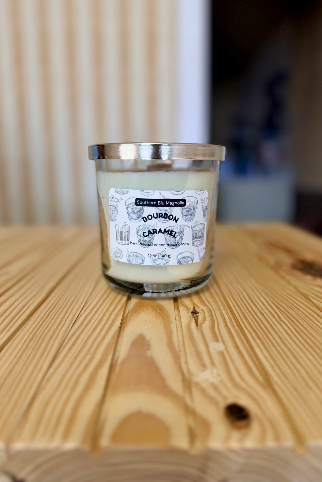 BOURBON CARAMEL Coconut Wax Candle