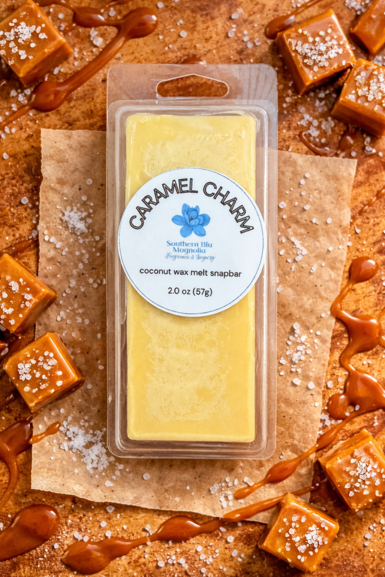 CARAMEL CHARM Coconut Wax Snap Bar