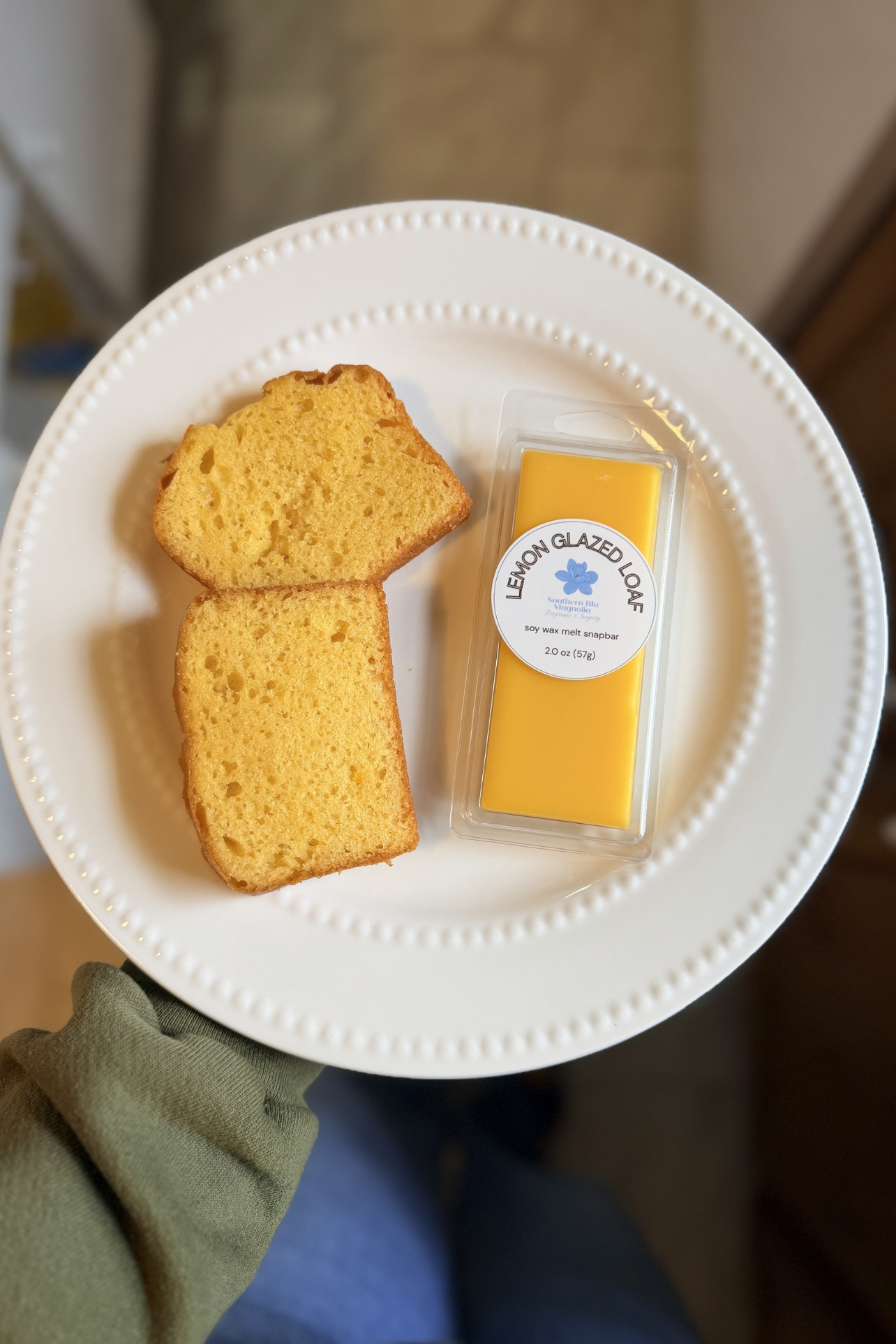 LEMON GLAZED LOAF Snap Bars