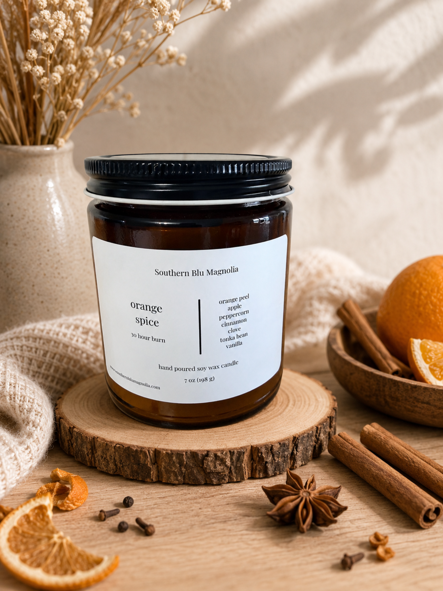 ORANGE SPICE Soy Candle